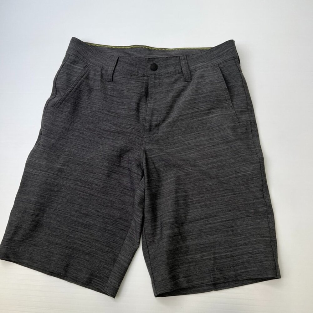 Alpine Design Short Men 32 Modern Chino Golf Zip Up 32x10 Stretch Gray Core No